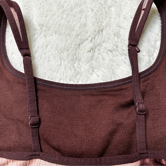 PINK VS Active Tie Dye Seamless Scoop Neck Lightly Lined Sports Bra Women’s S - Picture 7 of 11